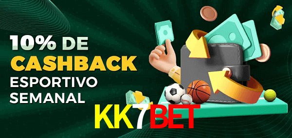 10% de bônus de cashback na KK7BET